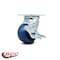 Service Caster 4 Inch Solid Polyurethane Swivel Caster with Roller Bearing and Brake SCC SCC-30CS420-SPUR-TLB - alternate 6